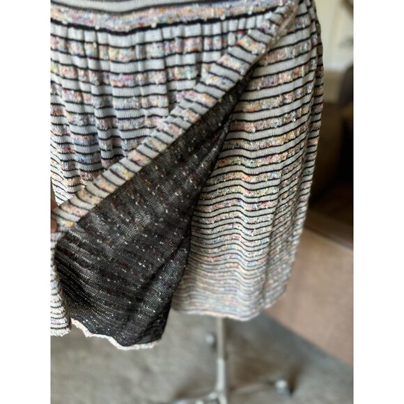 CHANEL Multicolor Striped Sleeveless Knit Dress, Size 34 Italy - Picture 7 of 15